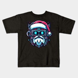 AI Santa Claus Robot NHI Christmas Kids T-Shirt